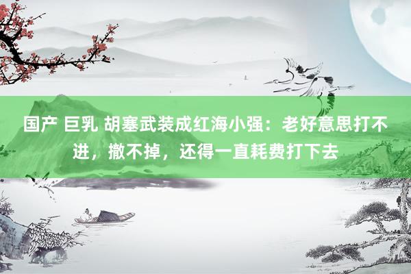 国产 巨乳 胡塞武装成红海小强：老好意思打不进，撤不掉，还得一直耗费打下去