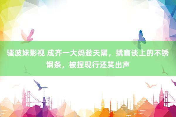 骚波妹影视 成齐一大妈趁天黑，撬盲谈上的不锈钢条，被捏现行还笑出声