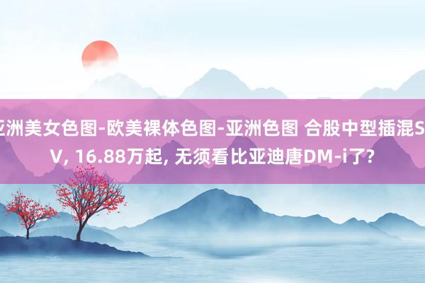 亚洲美女色图-欧美裸体色图-亚洲色图 合股中型插混SUV， 16.88万起， 无须看比亚迪唐DM-i了?